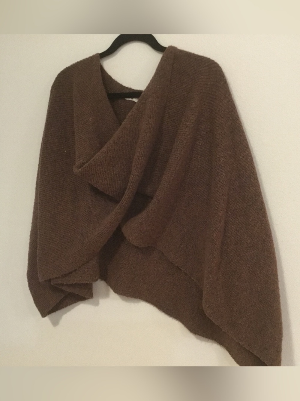 🤎 World Market Knit Poncho | Hazel Brown | One Size Fits Most | Cozy Chic 🤎